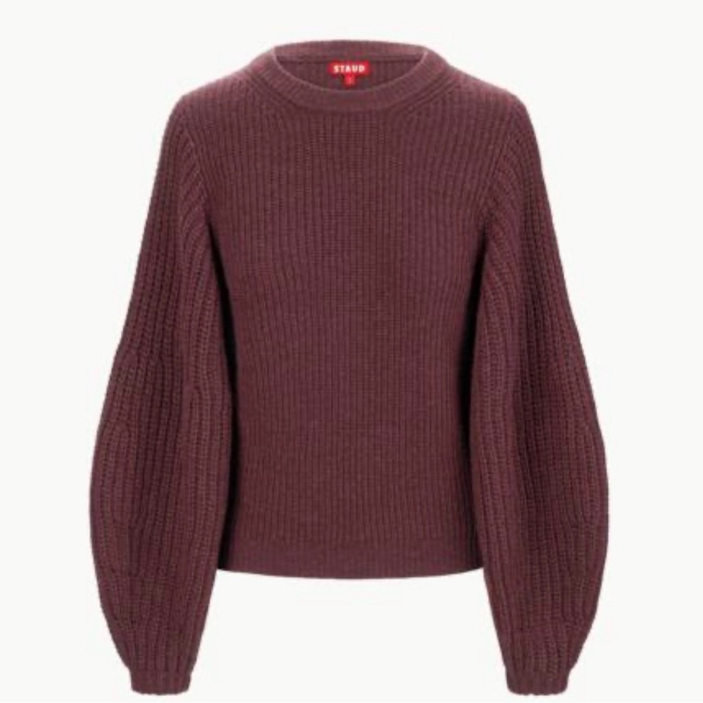 STAUD Women's Aura Sweater in Merlot